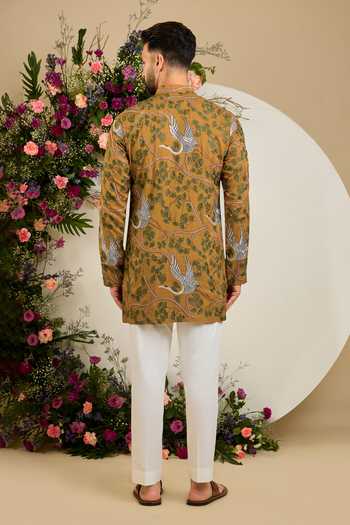 Kasbah Flamingo Embroidered Kurta 
