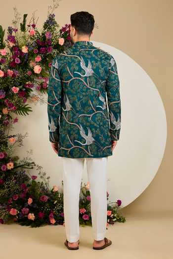 Kasbah Flamingo Embroidered Kurta 