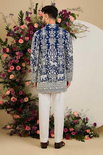 Kasbah Flora & Fauna Embroidered Kurta 