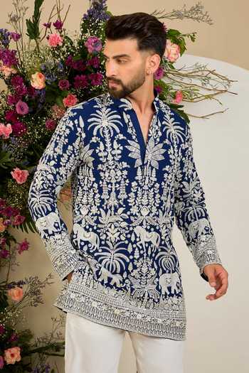 Kasbah Flora & Fauna Embroidered Kurta 
