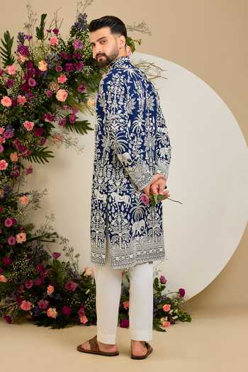 Kasbah Flora & Fauna Embroidered Kurta 