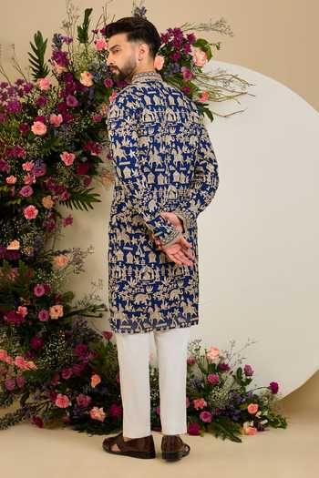 Kasbah Mughal Zari Embroidered Kurta