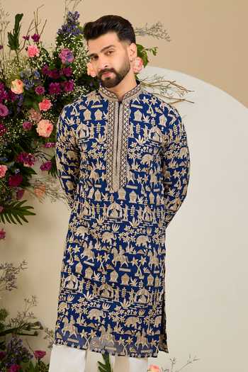 Kasbah Mughal Zari Embroidered Kurta