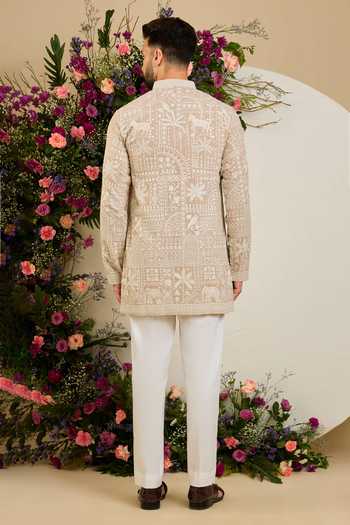 Kasbah Flora & Fauna Embroidered Kurta 