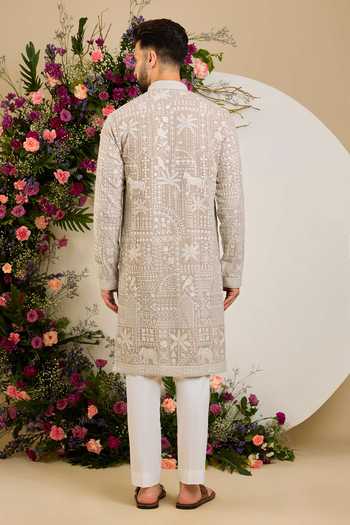 Kasbah Flora & Fauna Embroidered Kurta