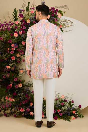 Kasbah Flora & Fauna Embroidered Short Kurta 