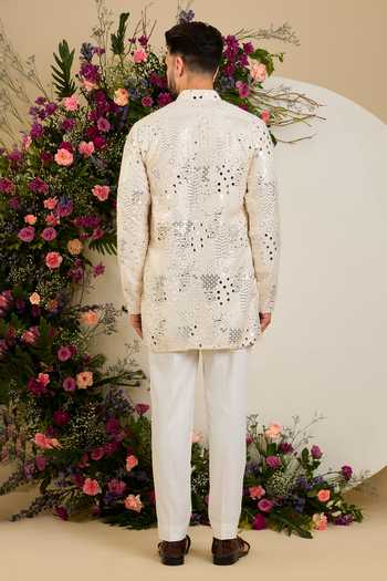 Kasbah Mirror Embellished Kurta 