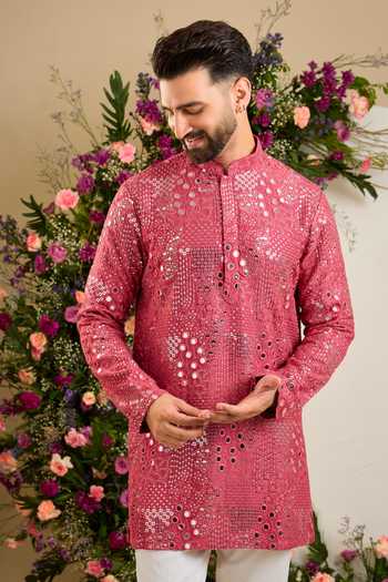 Kasbah Mirror Embellished Kurta 