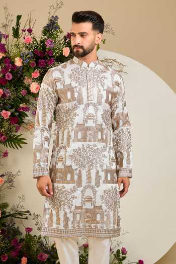 Kasbah Windsor Dynasty Zari Embroidered Kurta
