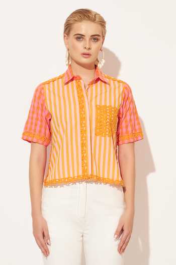 Linetribe Luna Stripe Print Shirt 