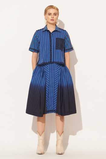 Linetribe Evara Printed Shirt & Skirt Set 