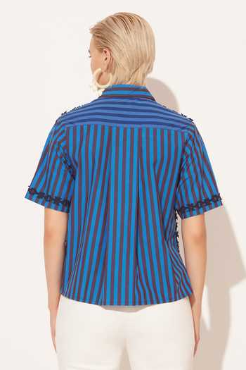 Linetribe Luna Stripe Print Shirt 
