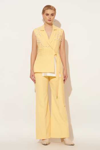 Linetribe Lumis Pleated Waistcoat & Pant Set 