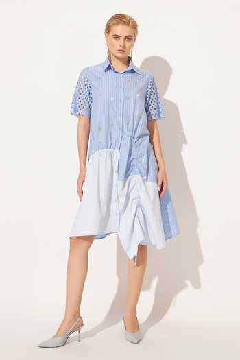 Linetribe Cyra Ruched Panelled Dress 
