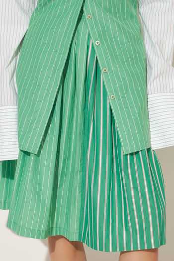 Buy Linetribe Green Cotton Orbit Pleated Skirt Online at Aza Fashions Buy_Linetribe_Green Cotton Orbit Pleated Skirt _Online_at_Aza_Fashions
