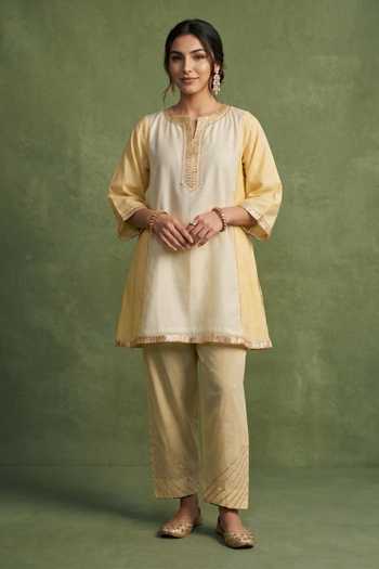 Priya Chaudhary Embellished Kurta & Salwar Set