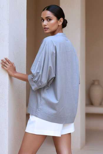 Studio Moda India The Flore Embroidered Shirt