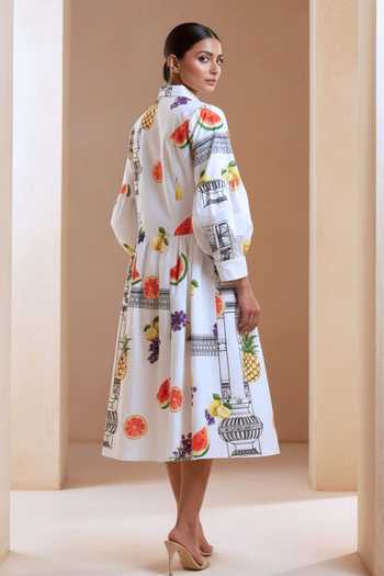 Studio Moda India The Zeste Fruit Print Dress