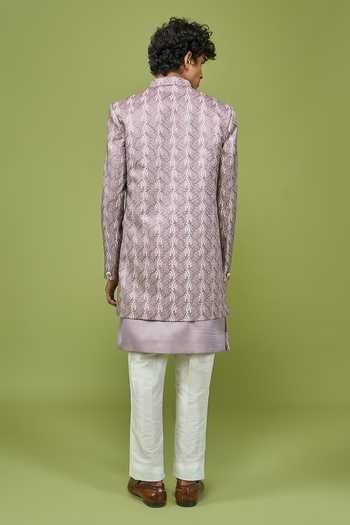 Arihant Rai Sinha Patterned Sherwani Set with Kurta & Pant 
