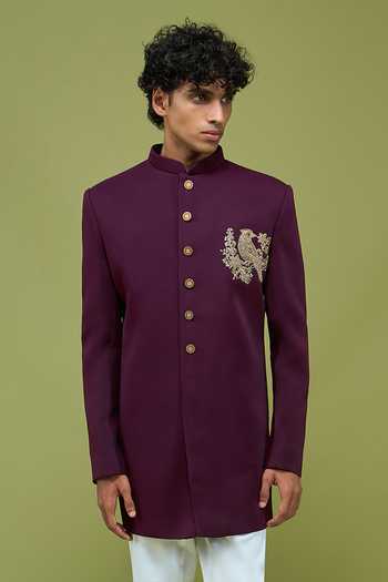 Arihant Rai Sinha Embroidered Sherwani & Pant Set 