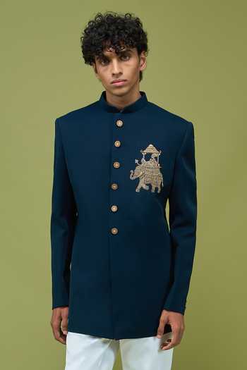 Arihant Rai Sinha Embroidered Bandhgala & Pant Set 