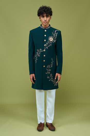 Arihant Rai Sinha Embroidered Achkan & Pant Set