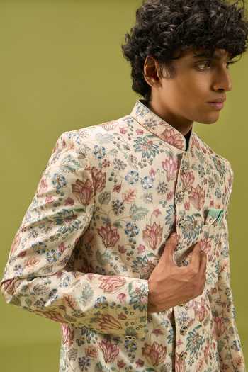 Arihant Rai Sinha Sherwani Jacket & Pant Set 