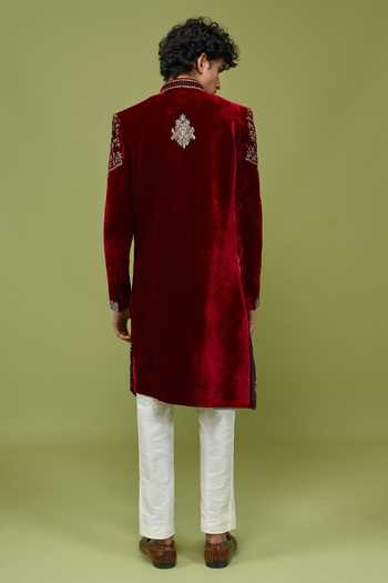 Arihant Rai Sinha Embroidered Sherwani & Pant Set 