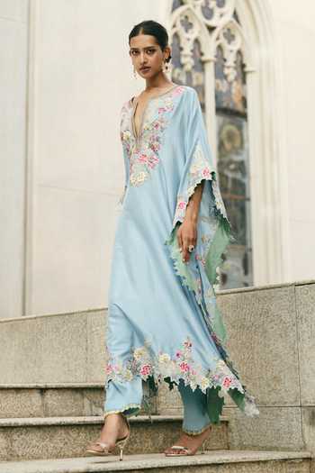 Anushree Reddy Umang Embroidered Kaftan & Pant Set 