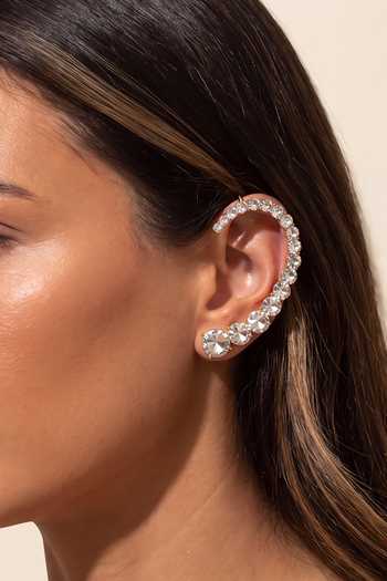 Buy ESME White Aurelia Crystal Earcuffs Online at Aza Fashions Buy_ESME_White Aurelia Crystal Earcuffs _Online_at_Aza_Fashions