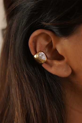 Buy ESME Gold Plated Equinox Crystal Embellished Ear Cuffs Online at Aza Fashions Buy_ESME_Gold Plated Equinox Crystal Embellished Ear Cuffs _Online_at_Aza_Fashions
