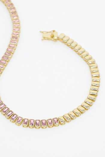 ESME Keystone Tennis Necklace 