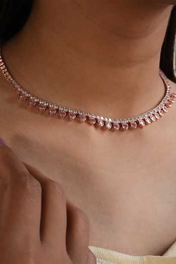 ESME Talisman Crystal Embellished Necklace 