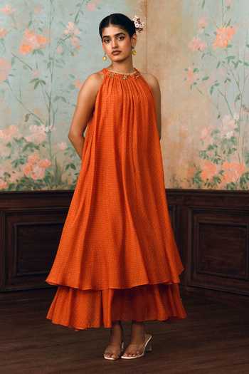 Paulmi And Harsh Renee Printed Maxi Dress 