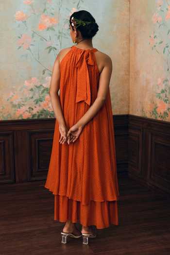 Paulmi And Harsh Renee Printed Maxi Dress 