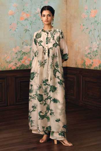 Paulmi And Harsh Noka Floral Print Kurta & Pant Set 