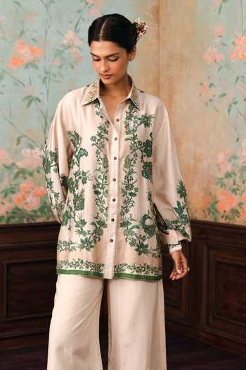 Paulmi And Harsh Stacie Printed Shirt 
