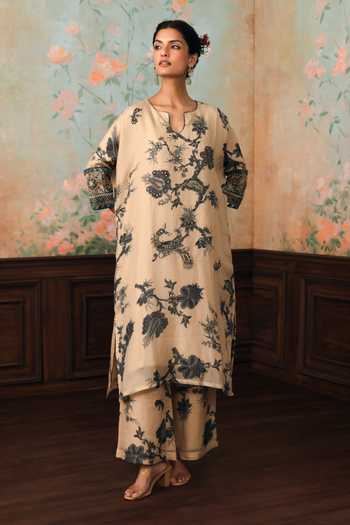 Paulmi And Harsh Dandelion Print Kurta & Pant Set