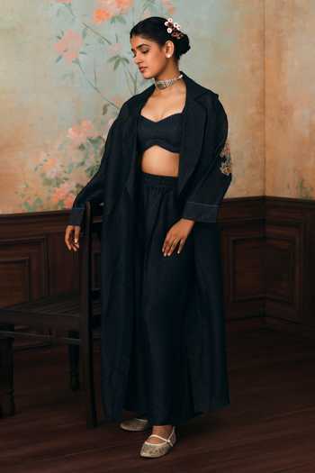 Paulmi And Harsh Dorthy Printed Jacket Set 