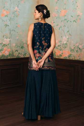 Paulmi And Harsh Wildflower Printed Kurta & Palazzo Set