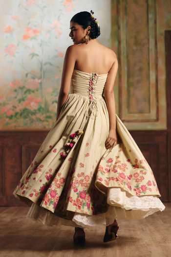 Paulmi And Harsh Emilia Printed Dress 