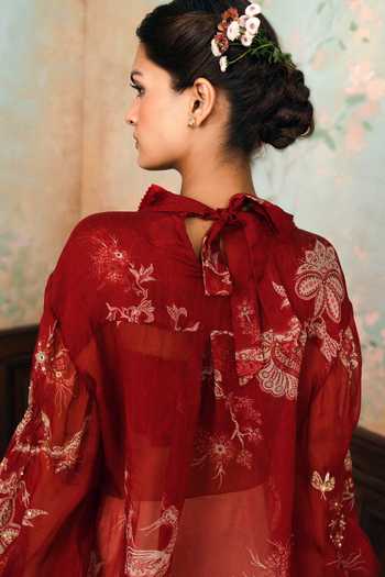 Paulmi And Harsh Kara Printed Shirt 