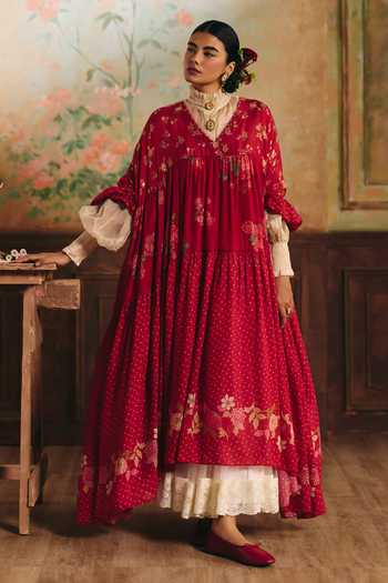 Paulmi And Harsh Theia Printed Dress 