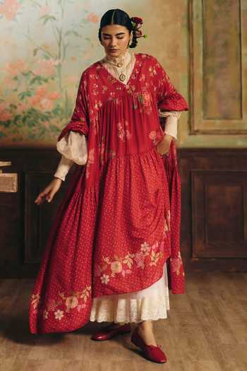 Paulmi And Harsh Theia Printed Dress 