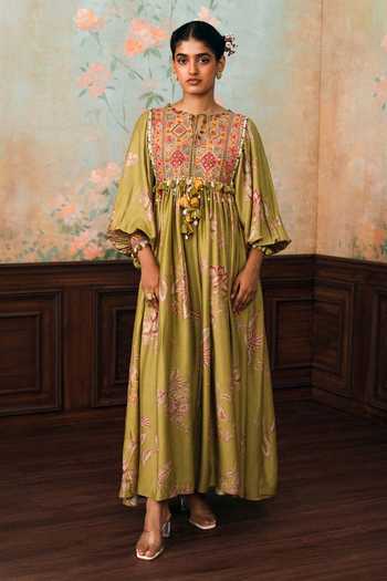 Paulmi And Harsh Estella Printed Dress