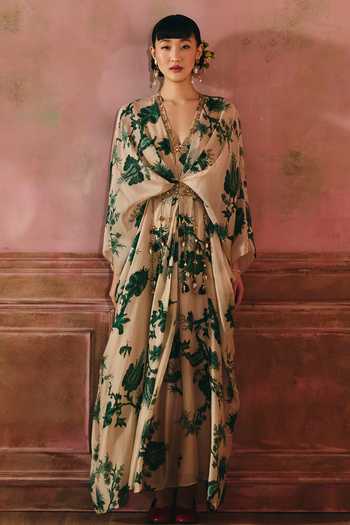 Paulmi And Harsh Ena Printed Kaftan