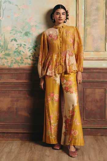 Paulmi And Harsh Oriel Printed Shirt & Trouser Set 