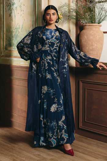 Paulmi And Harsh Winnie Printed Jumpsuit With Jacket 