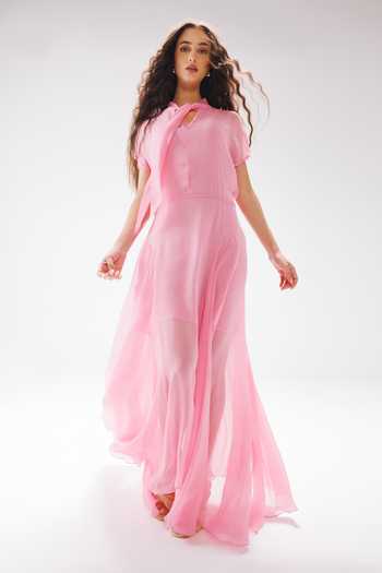 Reena Sharma Pink Maxi Dress 