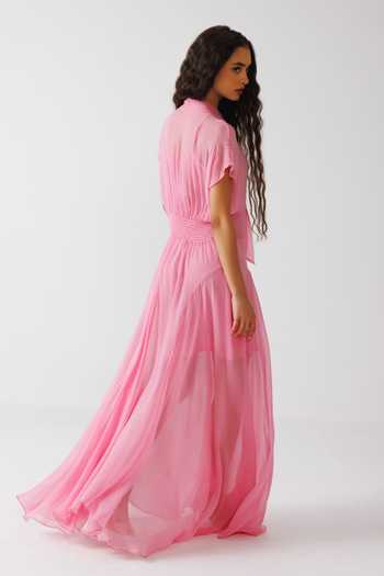 Reena Sharma Pink Maxi Dress 